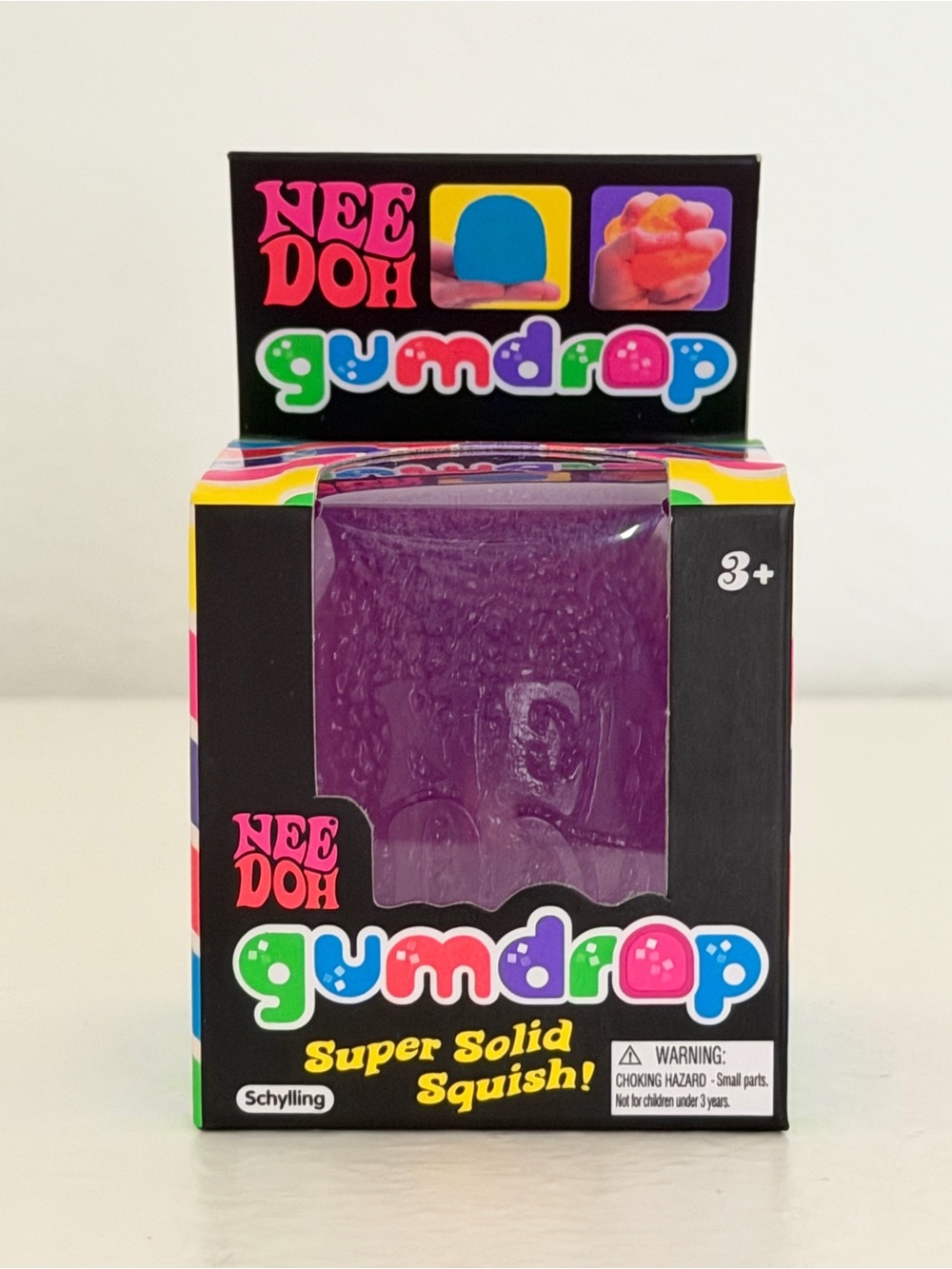 Needoh Gumdrop Squishy (Purple)